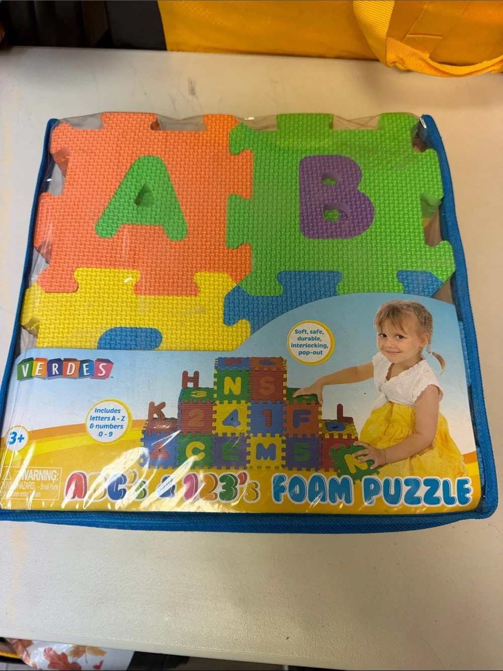 Kids Foam Puzzle Mat - Multicolor Alphabet & Numbers